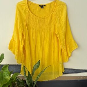 Zac & Rachel Sunny Yellow Blouse